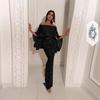 European and American New Back Big Lotus Leaf Edge Chest Wrap Shoulder Dress Blingbling Hip Wrap Split Fork Evening Dress