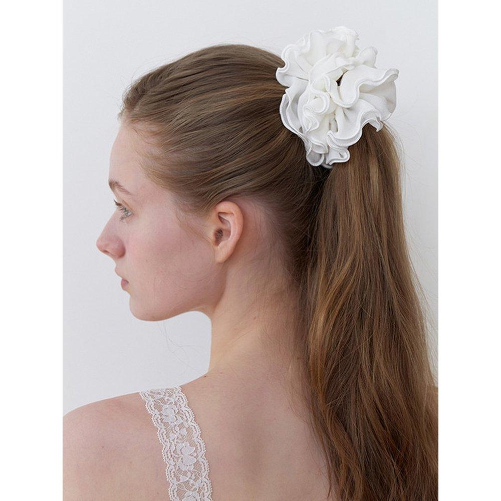 

Объемная резинка-скранч - Кремовый