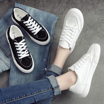 Novos tênis casuais masculinos, da moda e versáteis, tênis esportivos de cano baixo, tênis brancos de lona da moda