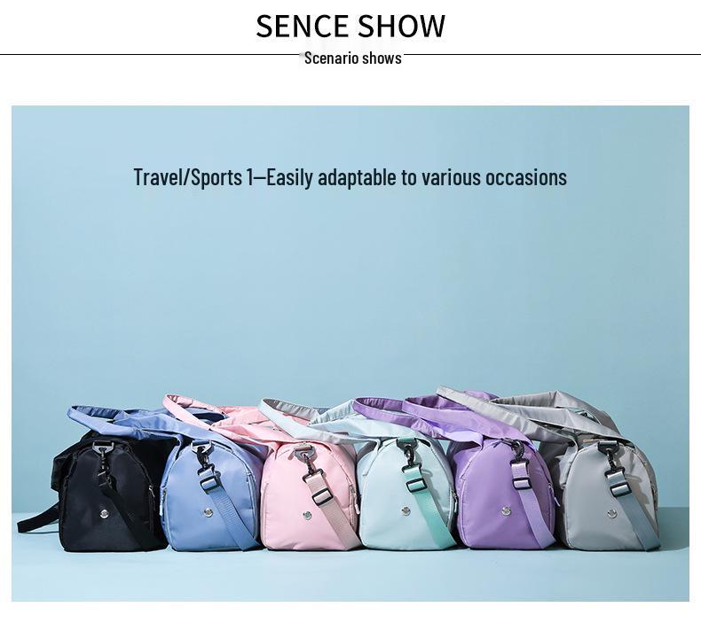 Women's Cross-border Yoga Sports Bag: Large Capacity, Wet/Dry Separation, Custom Logo, Ideal for Fitness and Travel