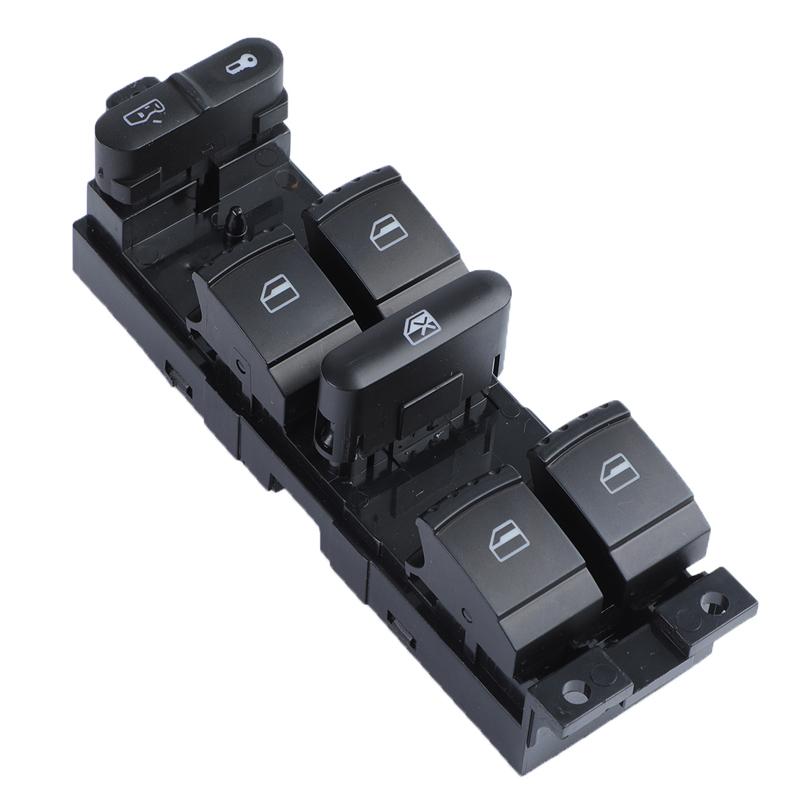 Car 1J4959857A 1J4959857C For VW Golf MK4 Bora Seat Skoda Octavia MK1 Fabia Master Power Window Switch Green Light