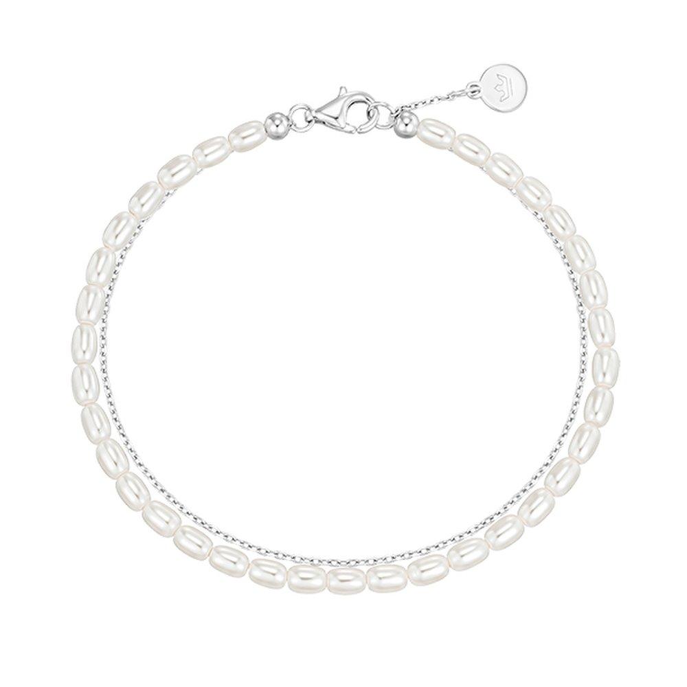 Lala J Pearl Bead Double Row Bracelet (Jjljbi4Bf372Sw7S0)