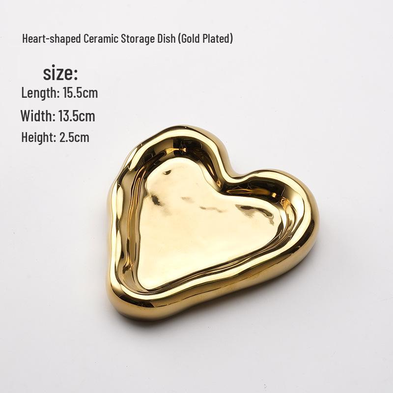 European Ceramic Jewelry & Candle Display Tray