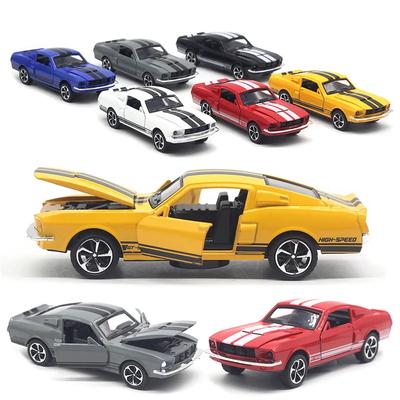 1: 32 Ford Mustang Vintage Car Alloy Car Model Sound and Light Car Toy Children's Gift