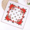 Soft Printed Cotton Handkerchief For Women and Girls Quick Drying Multipurpose Accessory Floral Handkerchiefs