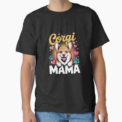 Corgi Mama for Corgi Dog Pet Lovers112 Classic T-Shirt