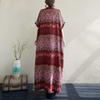Summer V-neck Beach Dress Long Robe