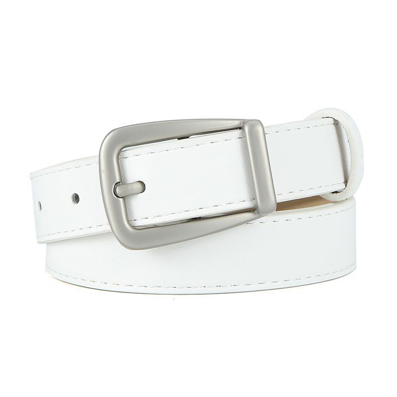 Fashionable 2024 Spring Women's Pu Leather Adjustable Pin Buckle Waist Belt Collection