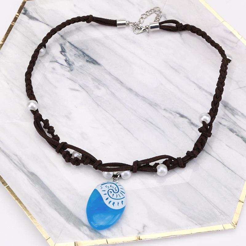 Collana Semplice Vintage Principessa Moana Moana Seconda Generazione Collana Geometrica Vuota Annodata