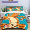 3pcs set Tigger1pc of quilt cover+2pcs of pillowcase, no core, print bedding, All Seasons Bedroom Setting053