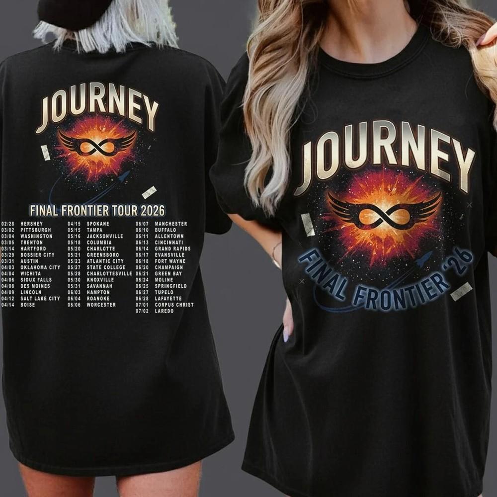 Journey Shirt Final Frontier Tour 2026 Unisex TShirt Unisex T-Shirt M