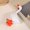 Cute Goose Figurines Key Hanger Funny Dumb Goose Key Holding Figurine  Birthday Gift