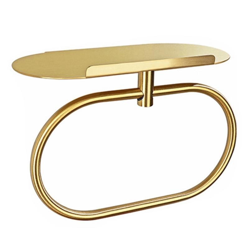 Elegant Brushed Towel Holder Rack For Small Space 180 Degrees Rotate Function 304 Stainless Steel