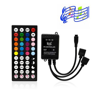 Dc12V 44 Klawisze Music Ir Controller Pilot do RGB Led Strip Music Ir Controller