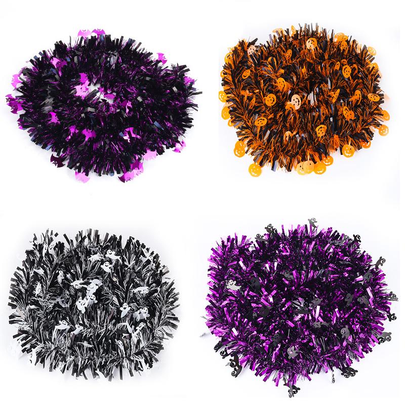 Halloween Stereoscopic Home Garden Colorful Arrange Props Wall Hanging Decorative Accessories 5 Styles