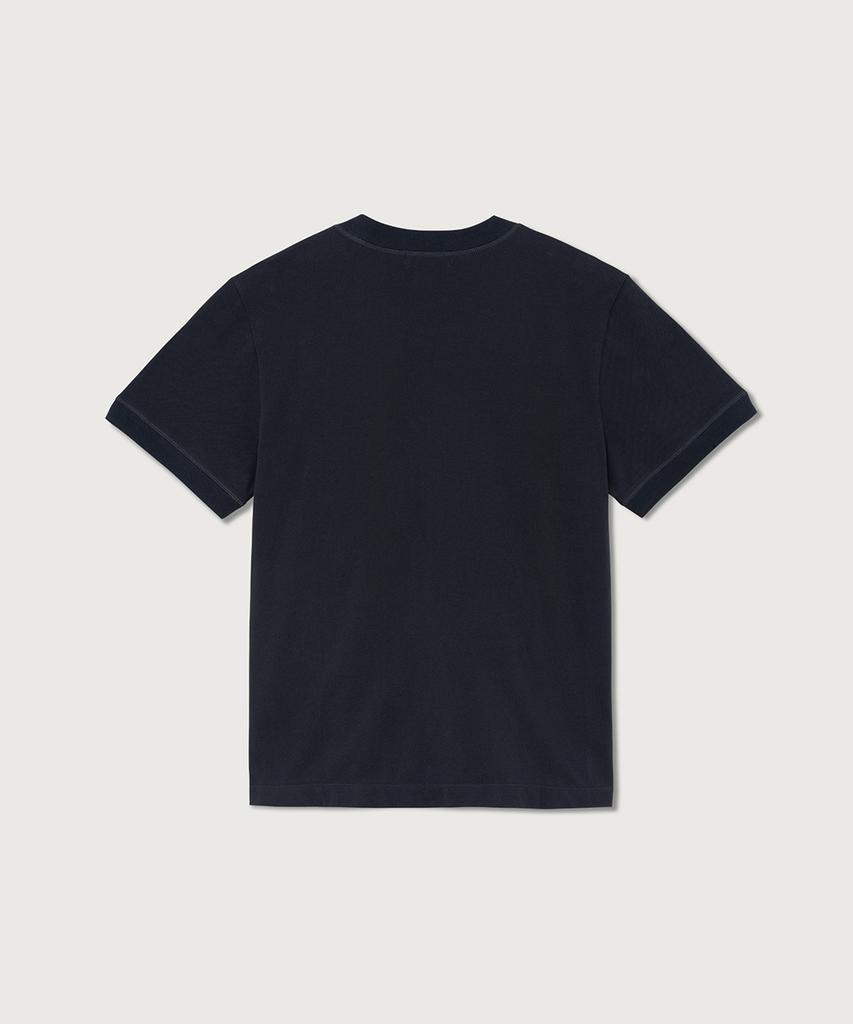 BBEEEENN Mens) Pique T-Shirt_Navy
