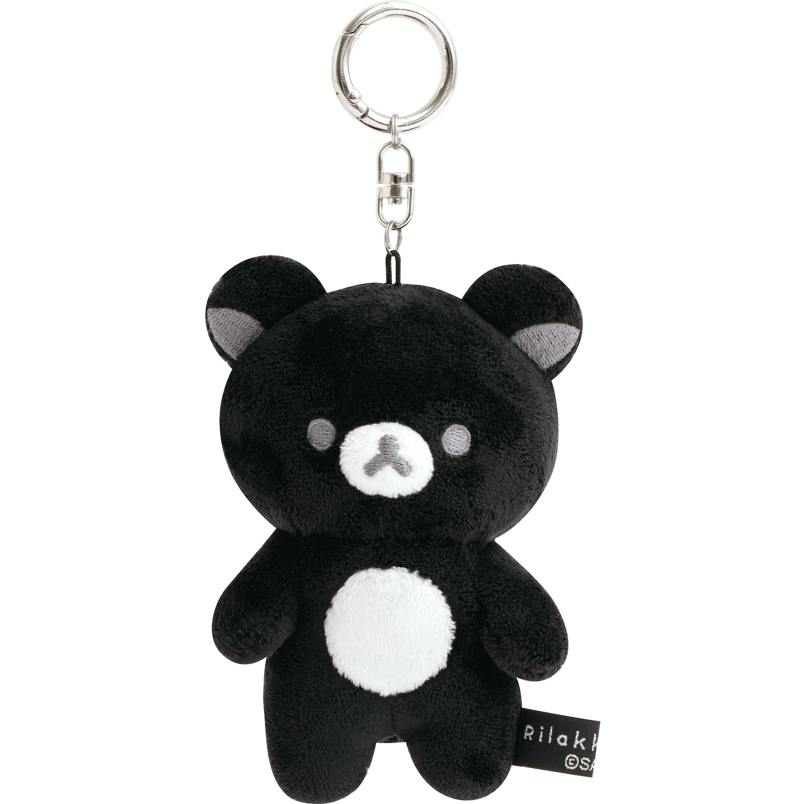 MV73701 Rilakkuma BASIC RILAKKUMA MONOCHROME Hanging Plush Toy Rilakkuma
