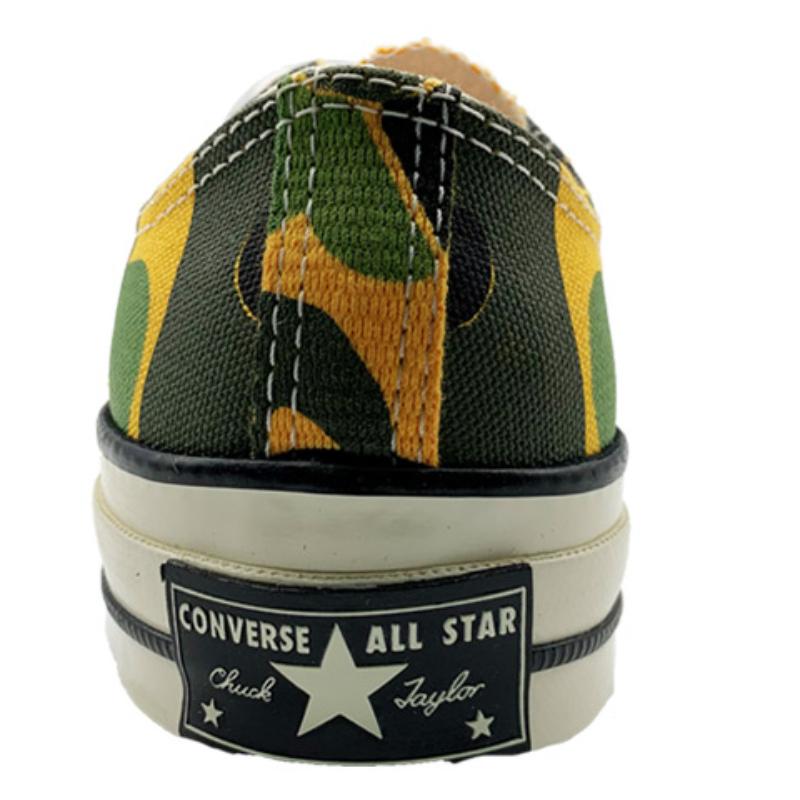 Converse Chuck Taylor All Star 1970s Round-toe Lace-up Low-Top Espadrilles Unisex Yellow-Green