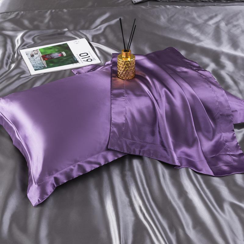 Charm Momme Anti-wrinkle Soft Protect Hair Skin Pillowcase Skin-friendly 48cm*74cm Silk Pillow Case PillowCase Luxury 100% Mulberry Silk For Bed