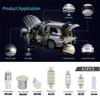 42Pcs LED Car Interior Lights T10 6000K SMD LED Xenon White Interior Light Bulbs Replacement License Plate Reading Light Bulb