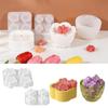 Flower Silicone Mold Set For Candle Making Flower Pot Resin Casting Molds For Diy Crafts
