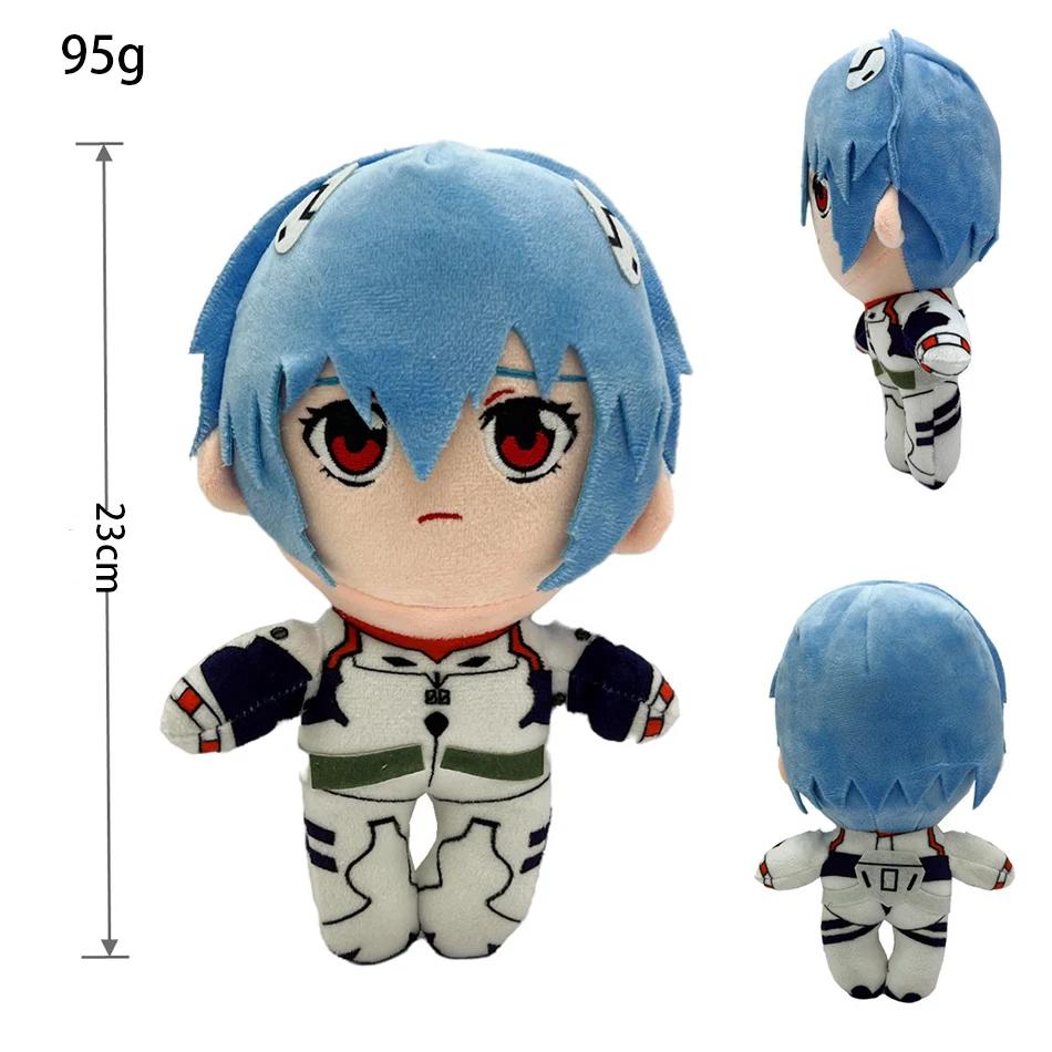 

23см Аянами Рей Плюшевая Игрушка Кукла Мультяшная Аниме Плюшевая Игрушка Каваи Евангелион Плюшевая Кукла ЕВА Мягкая Набивная Декор Комнаты Детские Рождественские Подарки style D