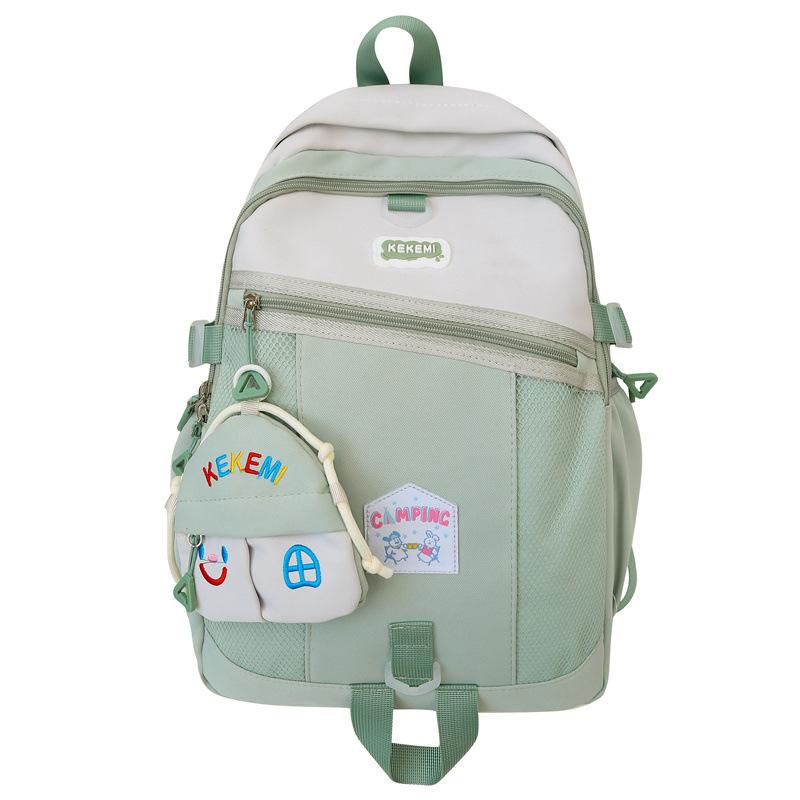 Backpack Women's Summer Korean Fashion High Capacity Lightweight High School Travel Backpack Tide.