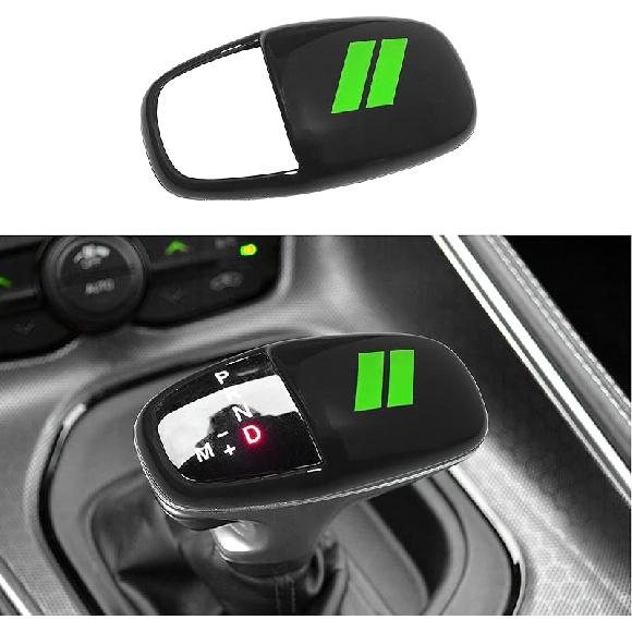 SENSHINE Gear Shift Knob Head Cover for Dodge Charger Accessories 2015- Challenger 2015-2024 Durango 2016-2025 2026 ABS Interior Shell Ert Decoration