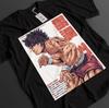 Baki Einseitiger Druck T-Shirt Baki Kampfkunst Anime Muster Lockere Passform Für Junge Kämpfer Manga Damen und Herren T-Shirt