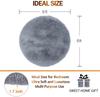 Fluffy Round Rug Carpets for Living Room Home Decor Bedroom Kid Room Floor Mat Decoration Thicker Pile Rug Large Area Mat