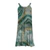 Women's Summer Fashion Beach Casual Gradient Print Sleeveless Hanging Neck Dresses
