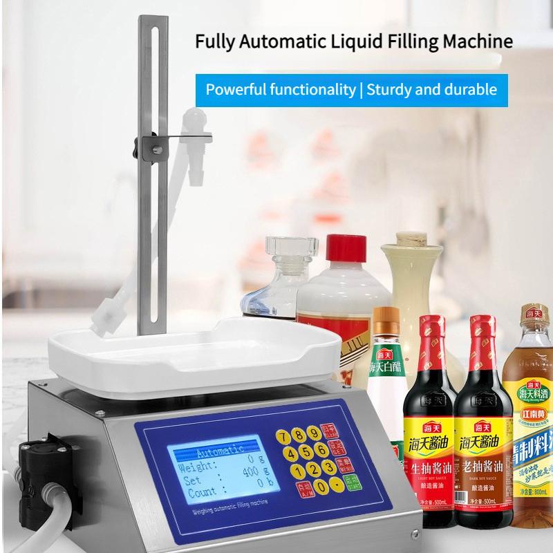 Multi Functional Liquid Filling Machine Small Automatic Weighing Liquid Subpackage Machine Beverage Soy Sauce Filling Equipment