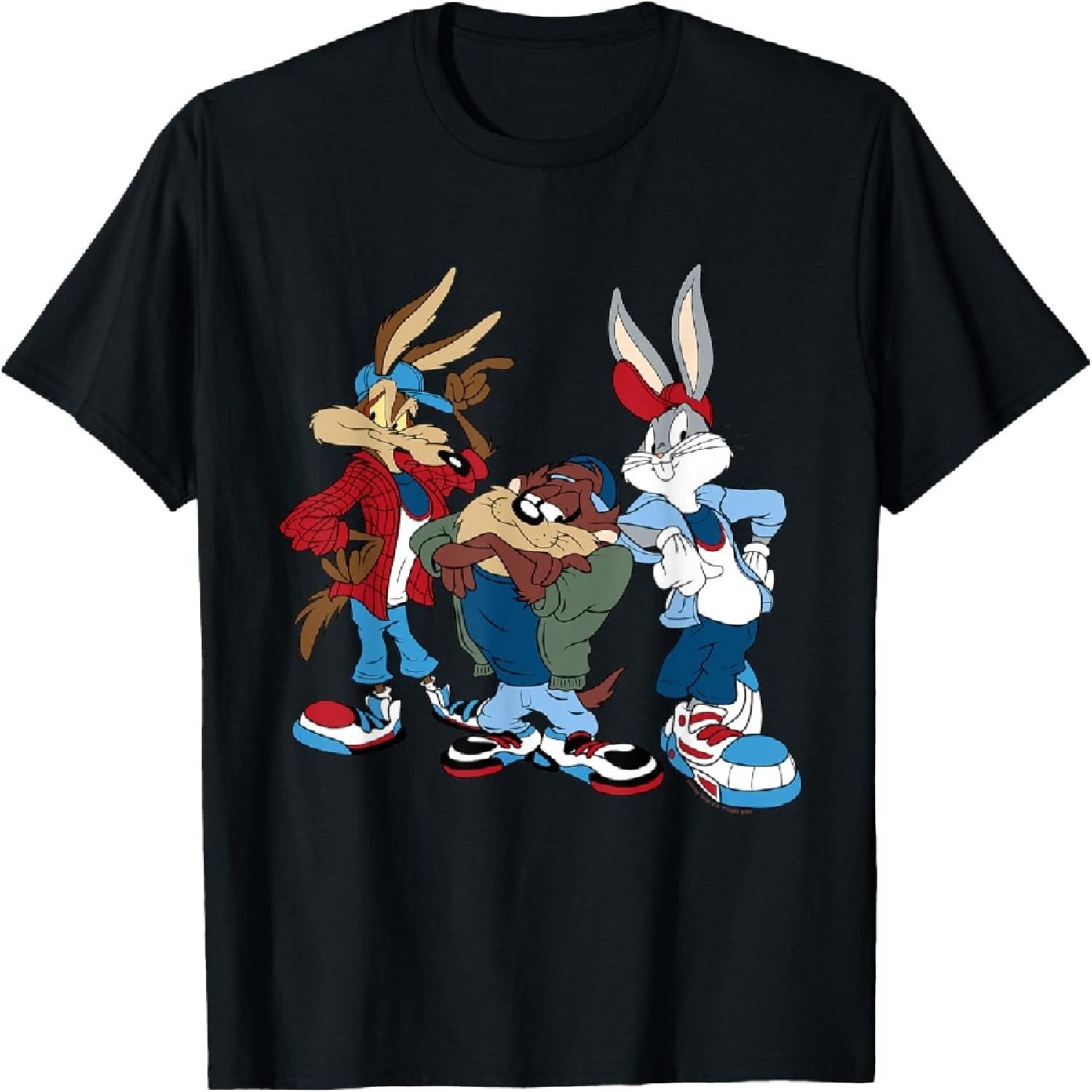 

Футболка Looney Tunes с Уайли, Багзом, Тазом S разноцветный