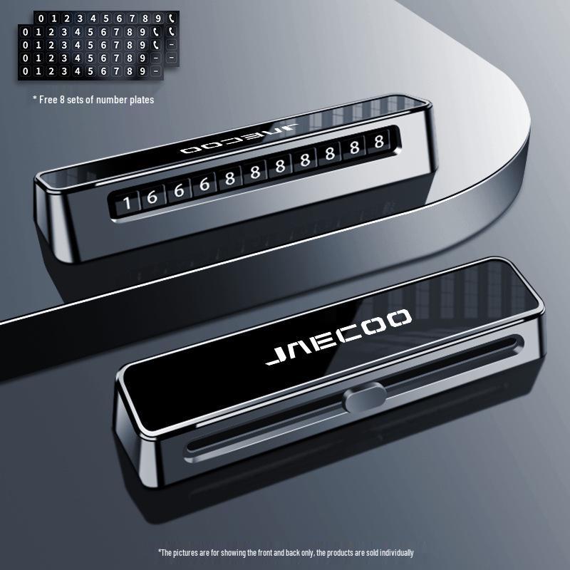 Jaecoo 23 Temporary Parking Phone Number Plate - High-End Display Car Moving Card