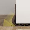 Bande d'étanchéité flexible en PVC pour bas de porte, coupe-vent sous la porte, bande d'étanchéité, joint insonorisé, coupe-froid, outils de protection contre les courants d'air
