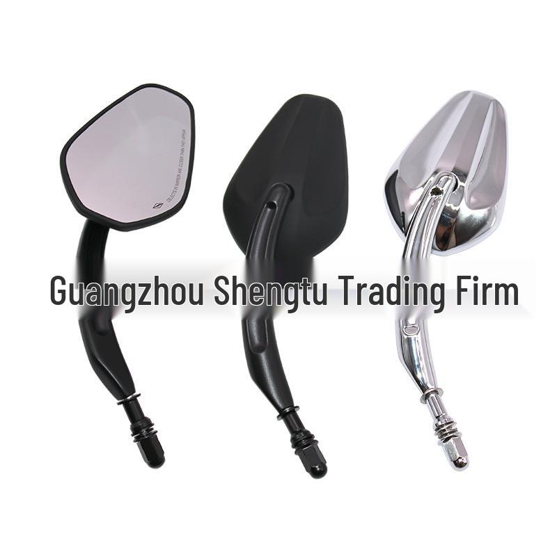 

All-Metal Rearview Mirror for Harley 883, 1200, X48, Iron, Dyna, Fat Boy & Road King серебряный