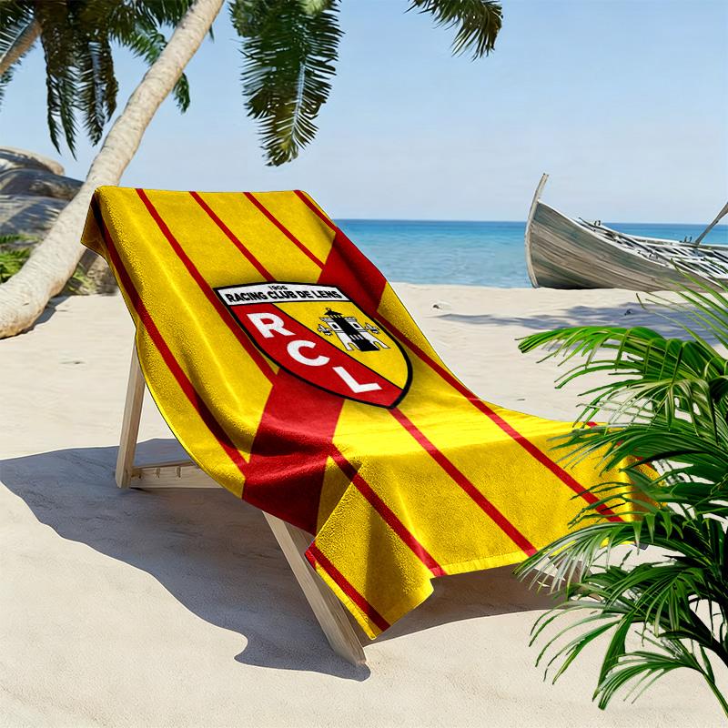 RC Lens Print Beach Towel, Large Soft Quick Dry Towel for Beach Camping Swimming
