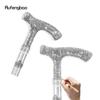 Bastone da passeggio con manico a lupo, modello di lusso, per feste, elegante, decorativo, con pomello, bastone da passeggio, pastorale, 90 cm