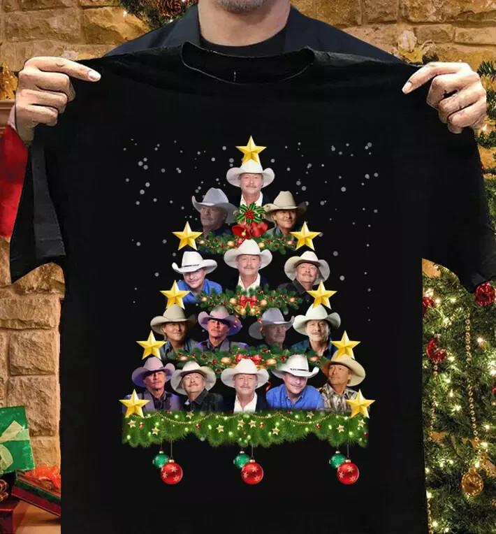 Алан Джексон Счастливая Рождественская Елка Унисекс Футболка Все Размеры от S до 4XL Унисекс Футболка S