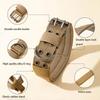 Adjustable Military Dog Collar Metal D-Ring and Buckle Working Dog Collar, Five-Level Adjustment for Medium and Large Dogs