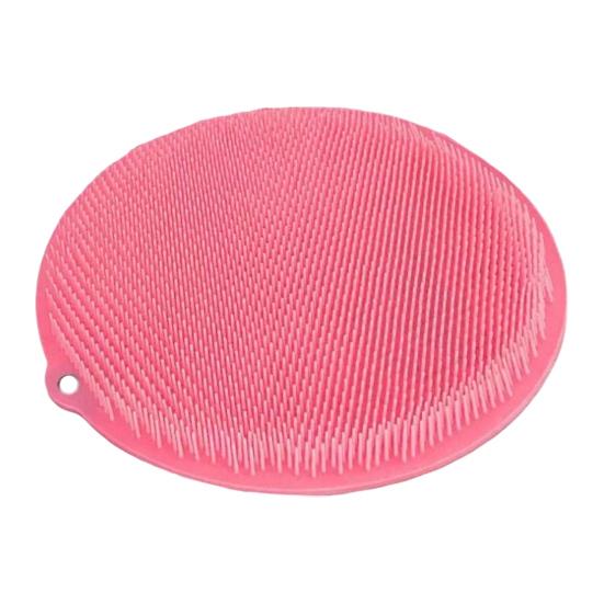 Foot Scrubber Mat with Anti-Slip Suction Cups, Ultra Soft Silicone Bristles Bath Brush, Wall Mounted Bath Foot Cleaner for Deep Cleaning And Massage