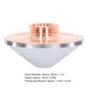   Nozzle Cutting Machine Head Cutter Dual Optical Fibre   Plated Copper