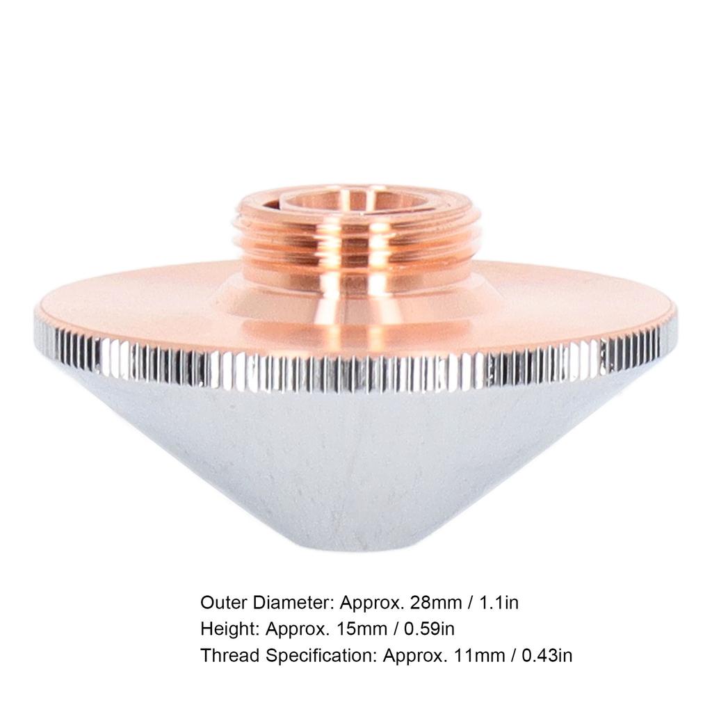 Nozzle Cutting Machine Head Cutter Dual Optical Fibre Plated Copper