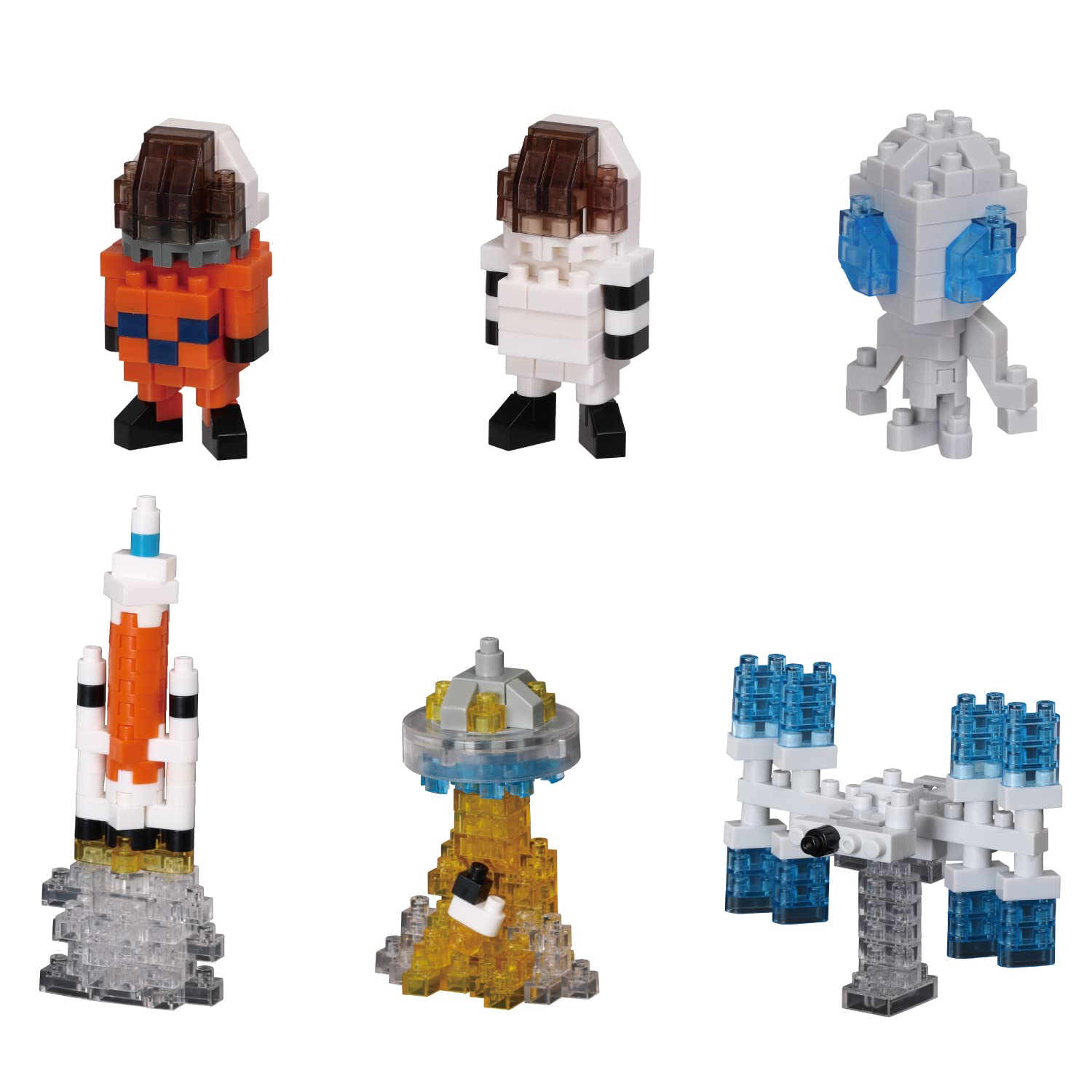 

Kawada Nano Block Mini Nano Space Collection 1BOX 6 Всего 6 типов (BOX) NBMC_58S = штук,