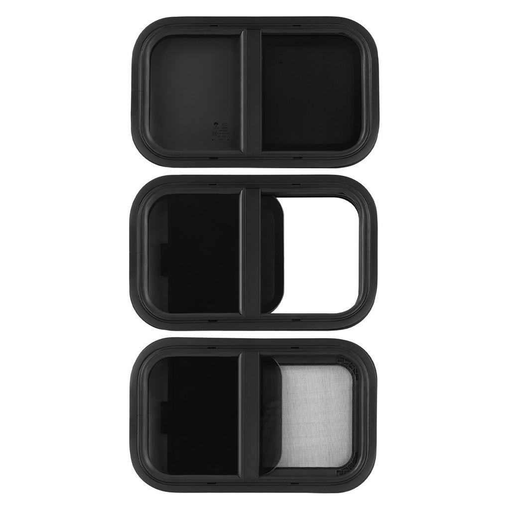 Fereastră RV Push Pull Colț rotunjit Impermeabil sigilat Rezistent UV Lustruit neted pentru inginerie camper