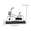 Wire-Frame Cycle Decor Minimalist Figurine Furniture Stable Base