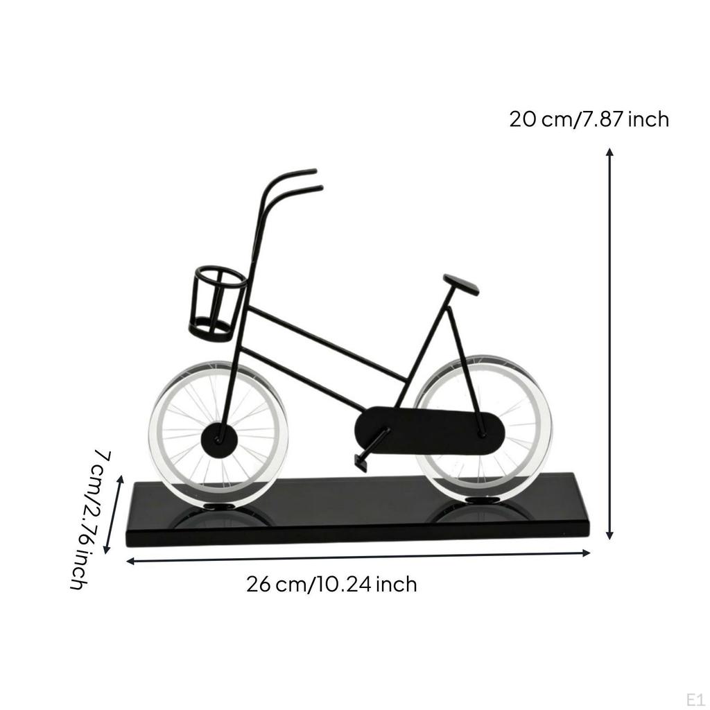 Wire-Frame Cycle Decor Minimalist Figurine Furniture Stable Base
