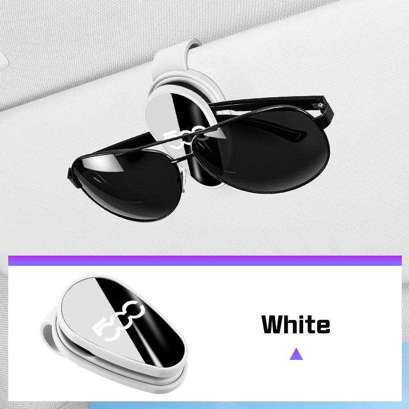 

Car Visor Glasses Clip Sunglasses Storage For Abarth 595 695 Abarth 500 124 500C Punto Panda Sunshade Eyeglass Holder Accessorie
