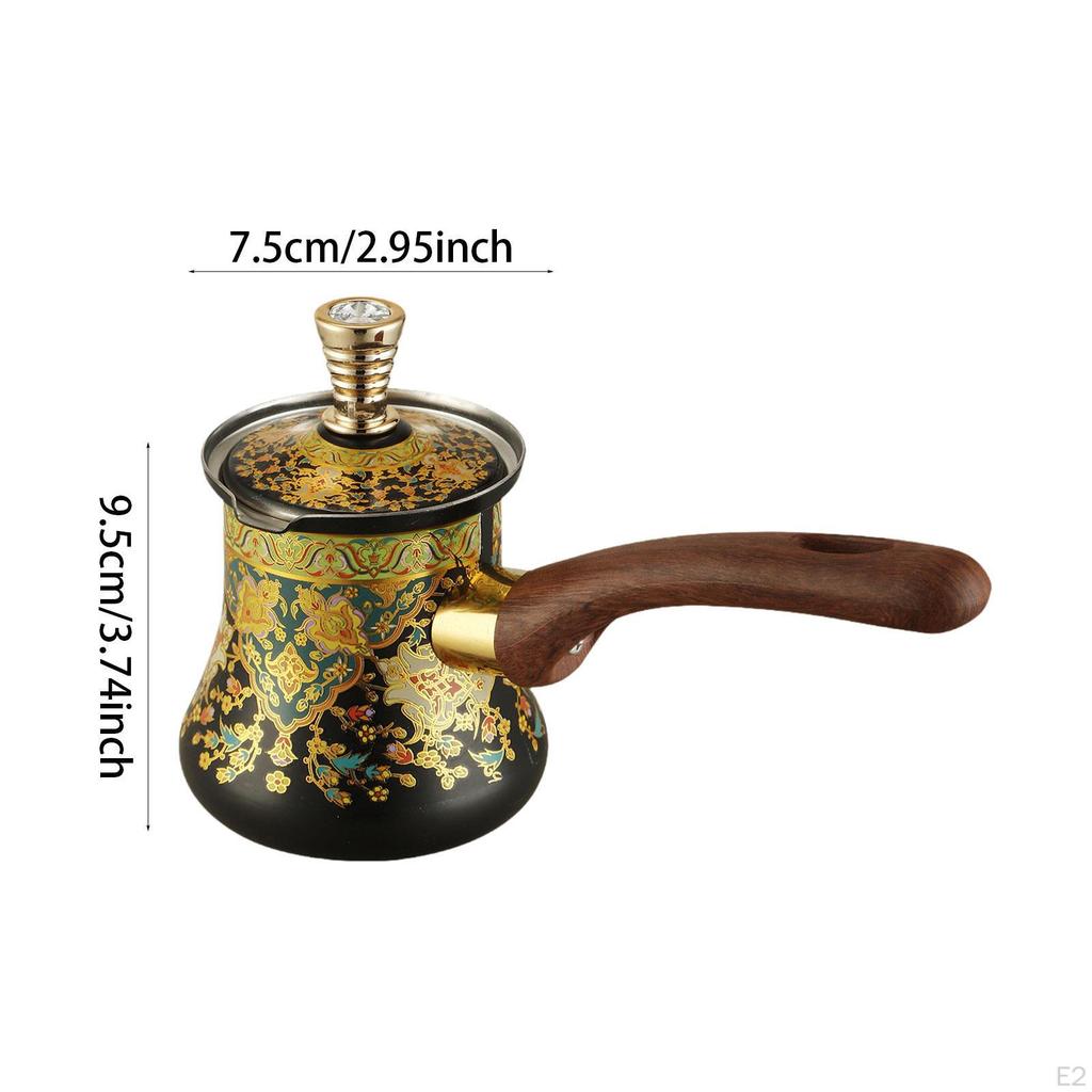 Coffee Pot Butter Milk Warmer Jug Chocolate Melting Teapot for Office Home Kitchen