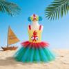 Traje de Ballet de Niña Aventura en el Océano de Moana Con Falda de Tul Para Actuación Infantil